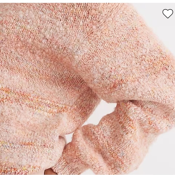 J. Crew Spacedye Puff Sleeve Sweater - Picture 3 of 9